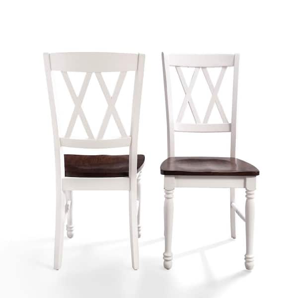 CROSLEY FURNITURE Shelby White Dining Chair (Set of 2)