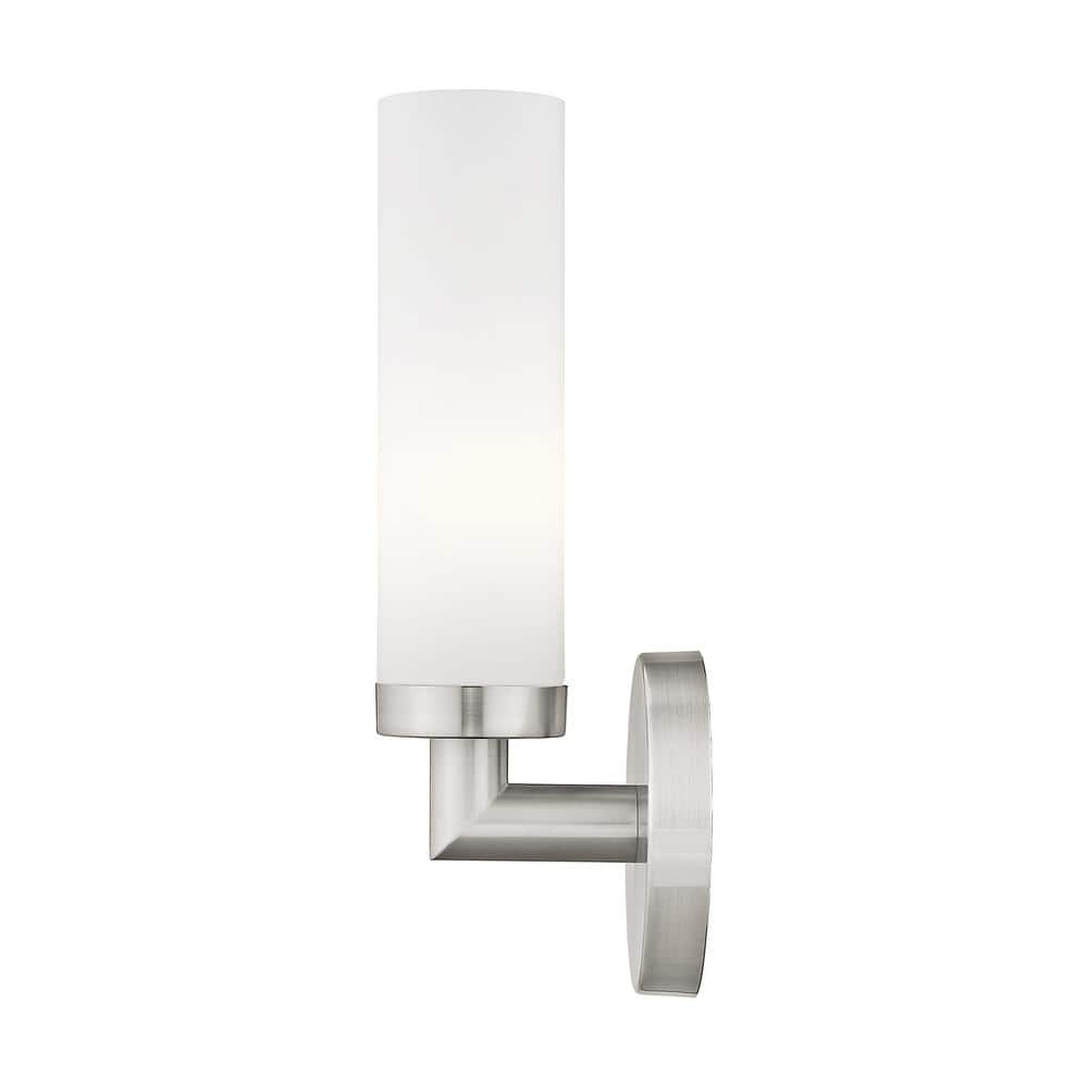 Aspen Sleek Contemporary Brushed Nickel Wall Sconce