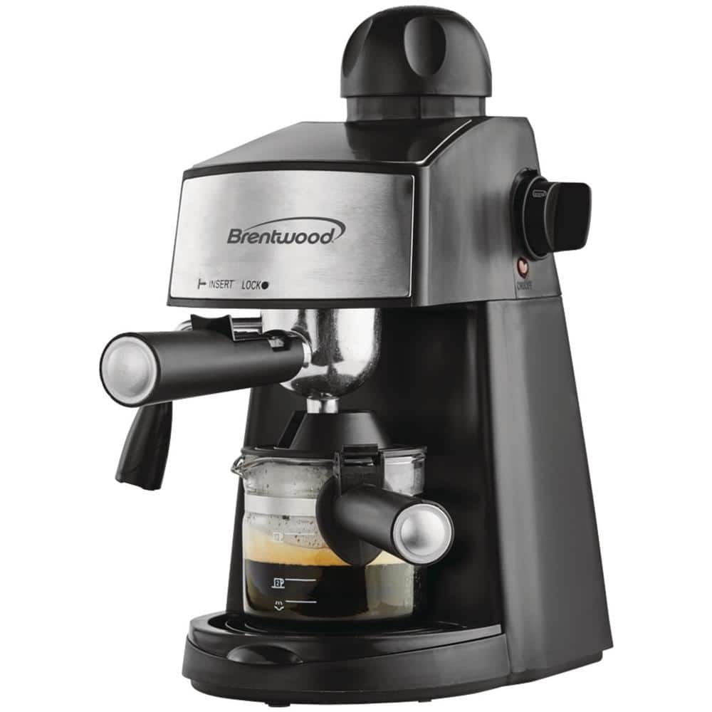  Mr. Coffee One-Touch Coffee House Espresso and Cappuccino  Machine in Black Stainless: Home & Kitchen