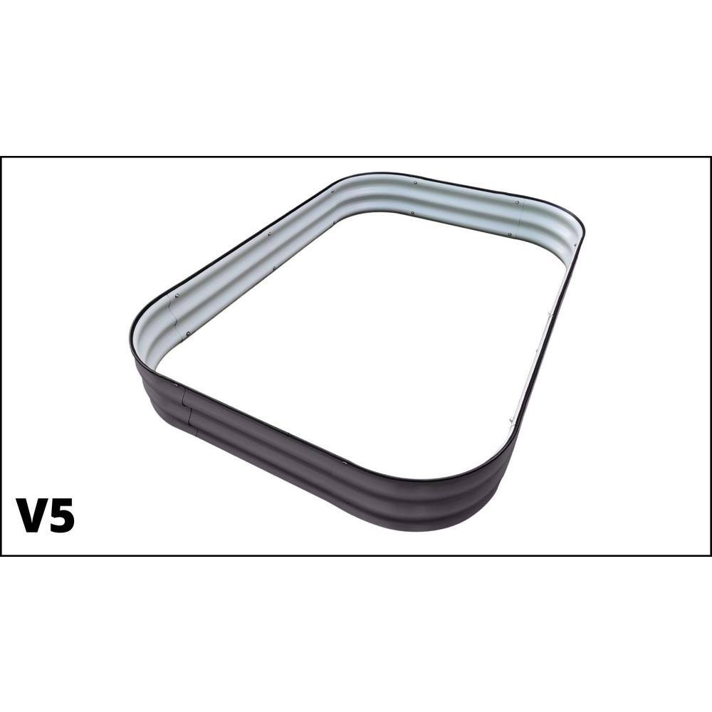 Frame It All 9in1 Modular Metal Raised Garden Bed Kit 900008901Gray