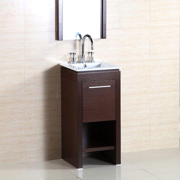 16 inch bathroom deals vanity