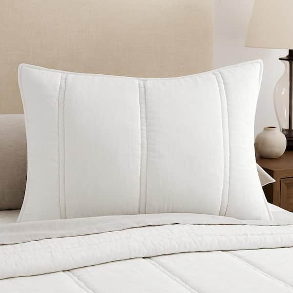 Rawi Cloud White Cotton Standard Sham