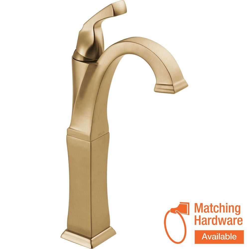 Delta Dryden Single Hole SingleHandle Vessel Bathroom Faucet in