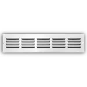 24 in. x 4 in. White Return Air Grille