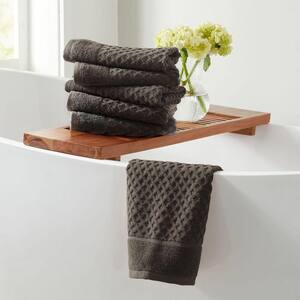 Midnight Ultra-Soft 100% Cotton Diamond Waffle 6-Pack Hand Towels