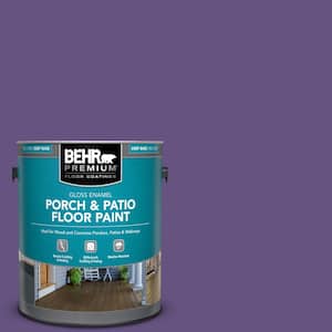 1 gal. Home Decorators Collection #HDC-MD-25 Virtual Violet Gloss Enamel Interior/Exterior Porch and Patio Floor Paint