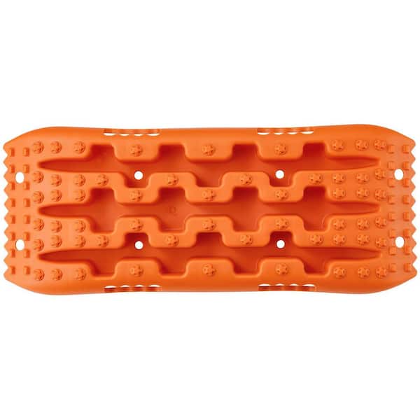 10 TON Traction Boards with PP Material, Recovery Boards for Off-road Vehicles/Cars/Pickups/SUVs/RVs, Short, Orange
