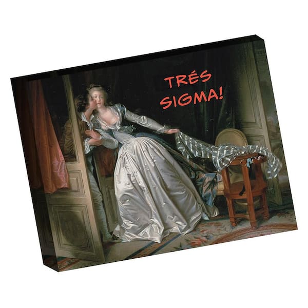 VENICE BEACH Collections Tres Sigma Fragonard Stolen Kiss by Grotto Studios 1-Piece Unframed Graphic Print People 20 in. x 16 in.