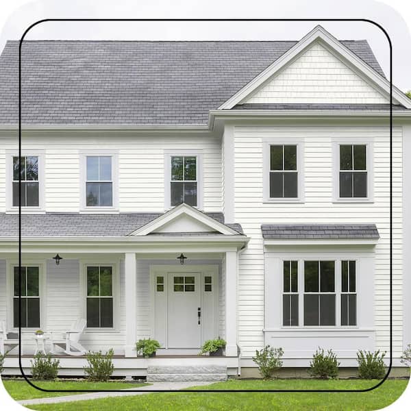 BEHR ULTRA - 1 gal. Ultra Pure White Semi-Gloss Enamel Exterior Paint & Primer