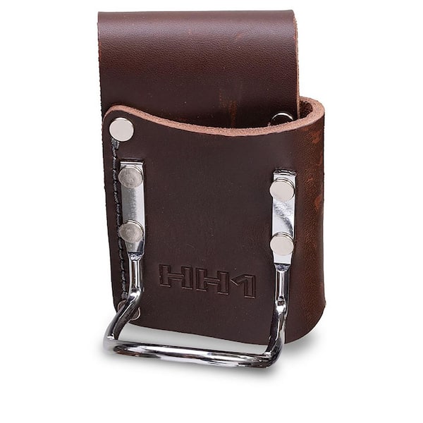 VETO PRO PAC 3.75 in. Small Brown Leather Tool Holster with Hammer Holder