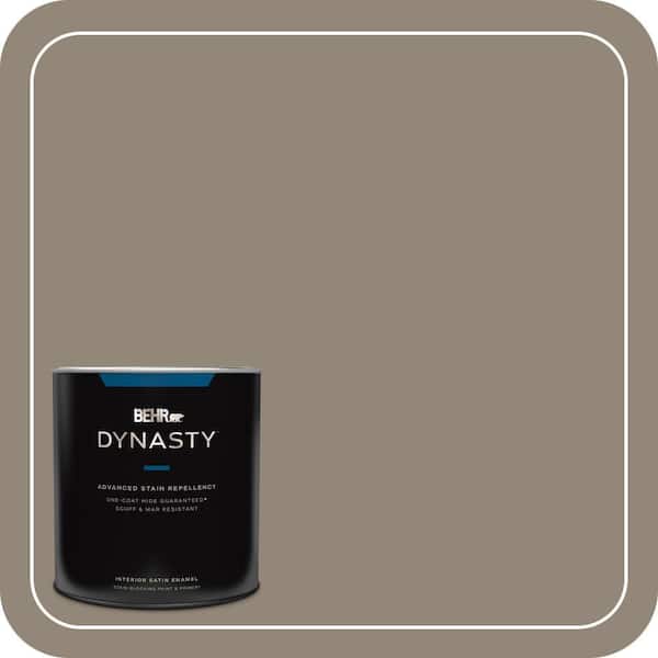 BEHR DYNASTY 1 qt. #ECC-25-1 Rocky Ridge Satin Enamel Interior Stain-Blocking Paint and Primer