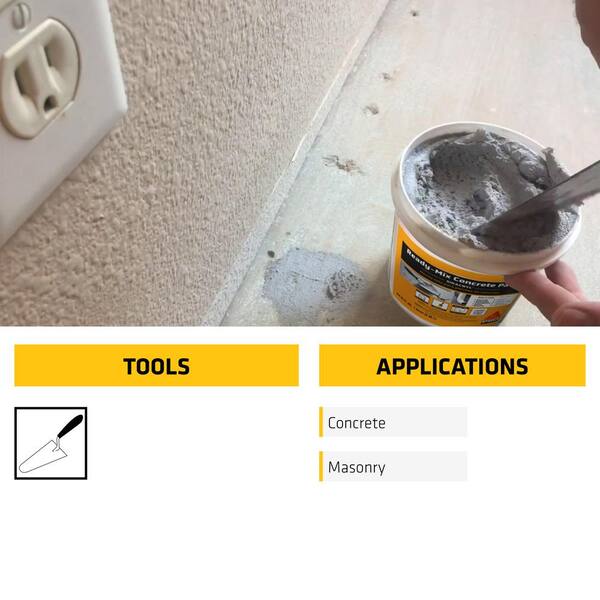 Sika 1 Qt. Ready-Mix Concrete Patch and Repair, Textured
