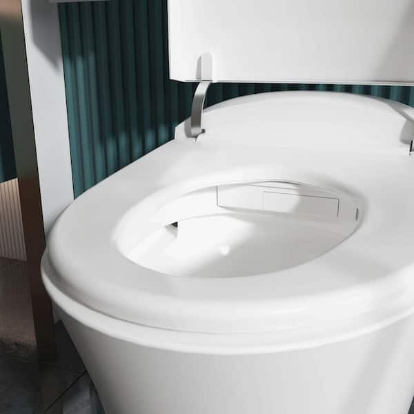 Smart Toilet with Automatic Flush and Heated Toilet Seat, One-Piece Dual  Flush Toilet with Warm Water, Night Light, HR-T20