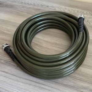 400 Series Plus 3/4 in. fitting x 50 ft. . . . . . (7/16 in) plus Standard plus Drinking Water Safe Garden Hose - Olive