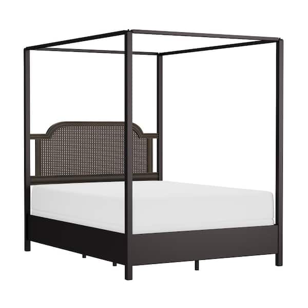 Melanie Bronze Queen Canopy Bed
