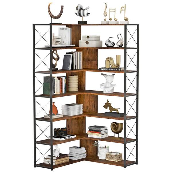 Blaire 75 Triple Tall Bookcase with Drawers