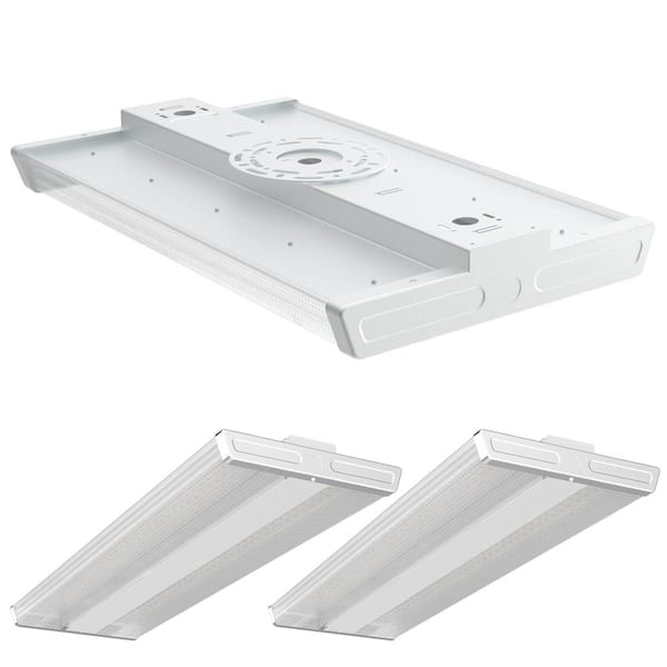 Unbranded Diamond 2 ft. LED High Bay Shop Light - 200-Watt Equiv. 800-Watt, 5000K Linear Hanging Light for Warehouse, (4-Pack)