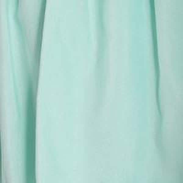 Light Turquoise Ruffle Polyester Shower Curtain, 72" x 72"