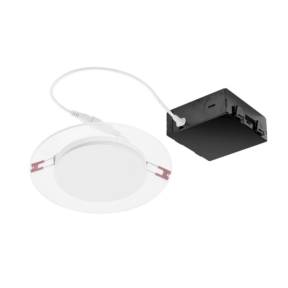 6 in. Clear Trim Round LED Integrated Recessed Lighting Kit price history on PriceWatchPro