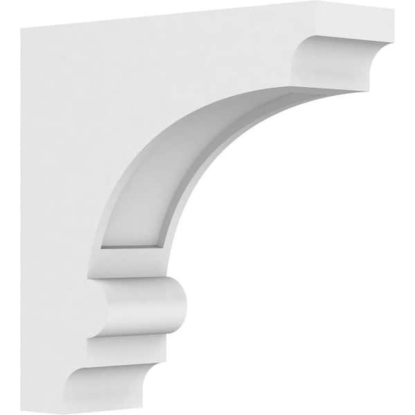 Ekena Millwork 3 in. x 12 in. x 12 in. Standard Diane Architectural Grade PVC Corbel