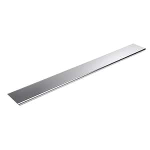Groove Aluminum Cover in Polished Chrome