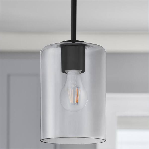 glass cylinder pendant light shade