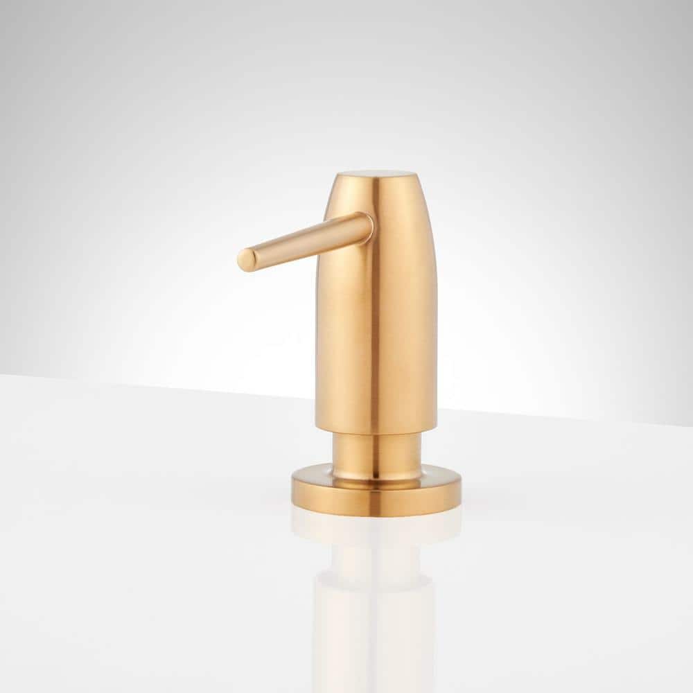 Contemporary Sink Mount Soap Dispenser in Brushed Gold price history on PriceWatchPro
