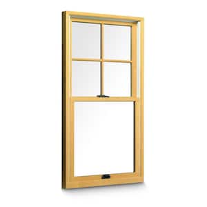 Installed Wood Double Hung Windows
