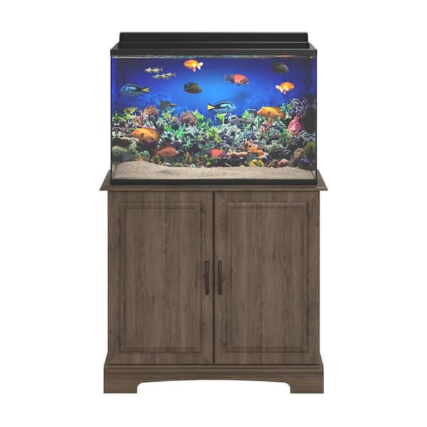 Large fish tank with oak stand, Accessories, Calgary