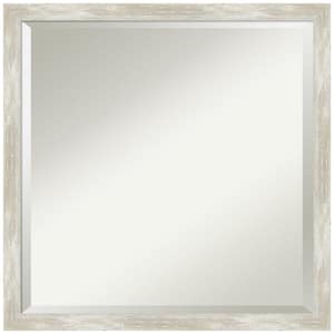 Crackled Metallic Narrow 22 in. H x 22 in. W Framed Wall Mirror