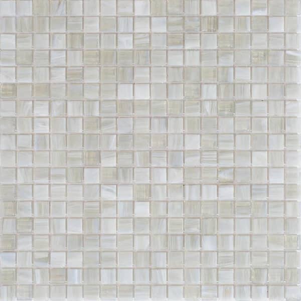 Apollo Tile (Sample) Floor and Wall Tile Stone Gray 4-in x 4-in Matte Glass Uniform Squares Mosaic Floor and Wall Tile