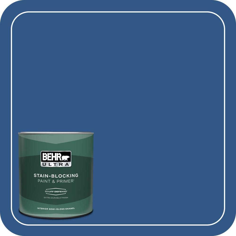 1 qt. #590B-7 Award Blue Extra Durable Semi-Gloss Enamel Interior Paint & Primer price history on PriceWatchPro