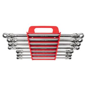 thumbnail image 2 of GearWrench 7-Piece Metric Ratcheting Flex Head Wrench Set - 10mm To 18mm, Model 789504 2 of 6