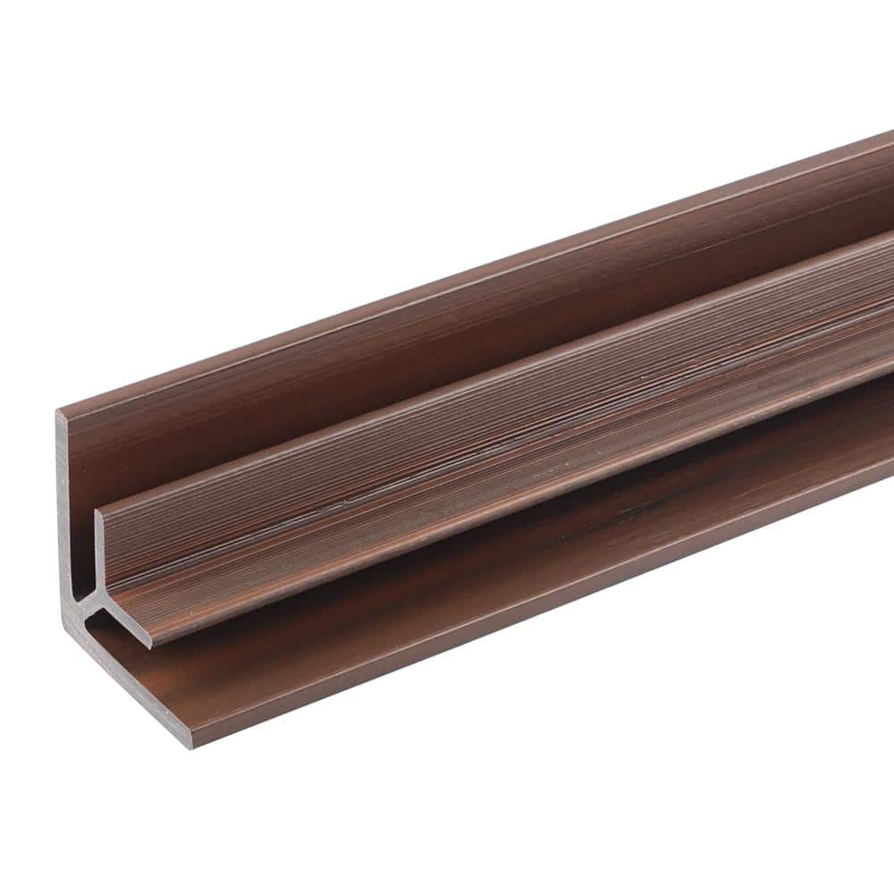 All Weather System 2.8 in. x 2.8 in. x 8 ft. Composite Siding Inside Corner