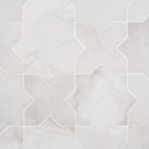 Tripoli Star-Crossed White 6.1 in. x 11.9 in. Matte Terracotta Look Porcelain Floor and Wall Tile (8.26 sq. ft./Case)