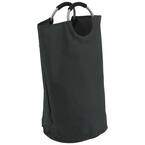 Soft Handle Chic` Nylon Laundry Bag in Dark Grey