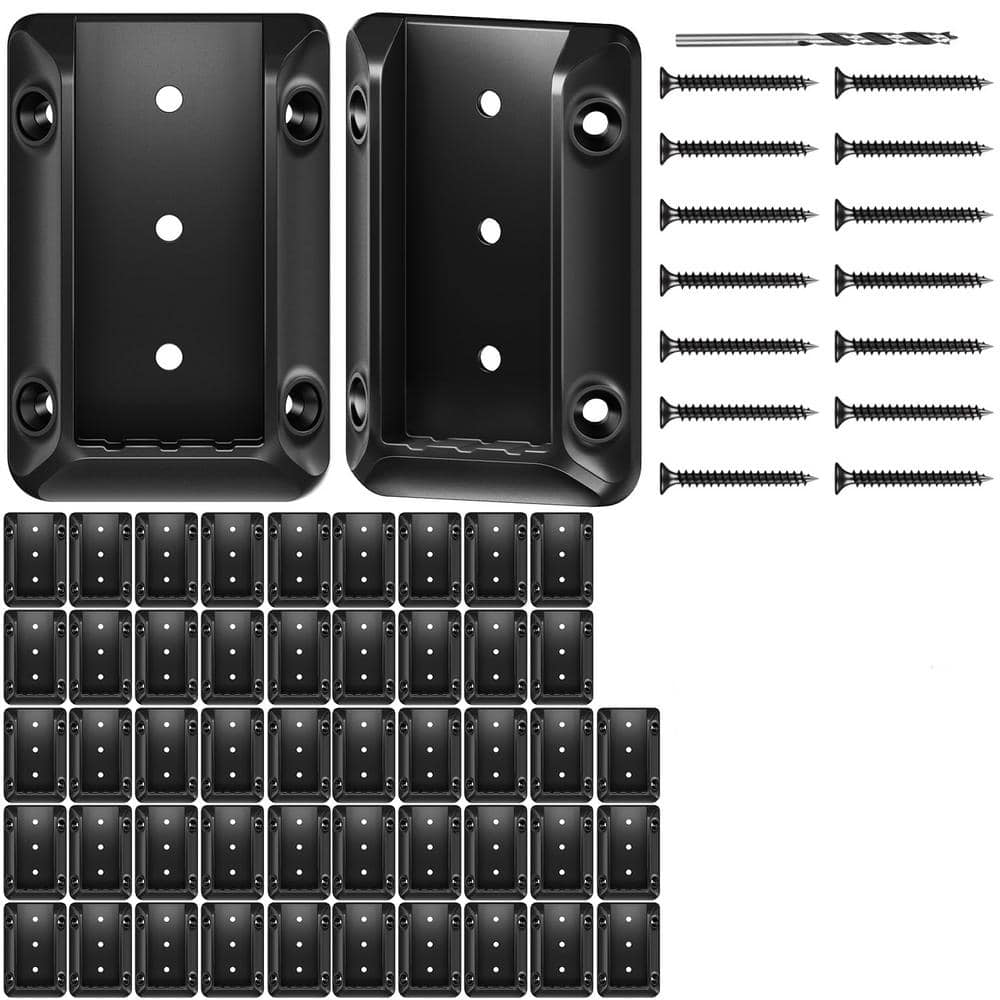 50-Pcs Deck Railing Bracket Connectors, Wood Construction Connectors with 3