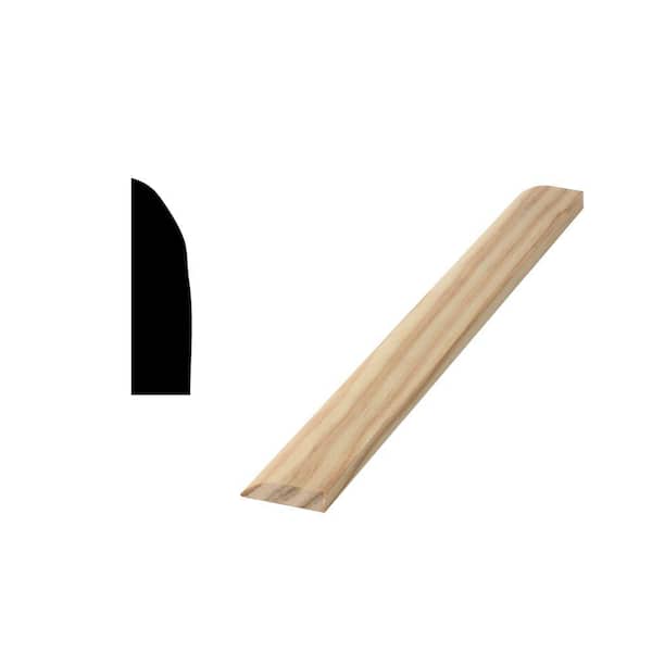 Woodgrain Millwork WM 826 - 3/8 in. x 1-3/8 in. Solid Pine Door and Window Stop Moulding