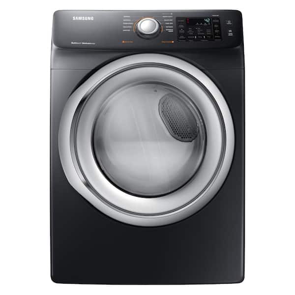 Samsung 7.5 cu. ft. Electric Dryer with Steam in Black Stainless