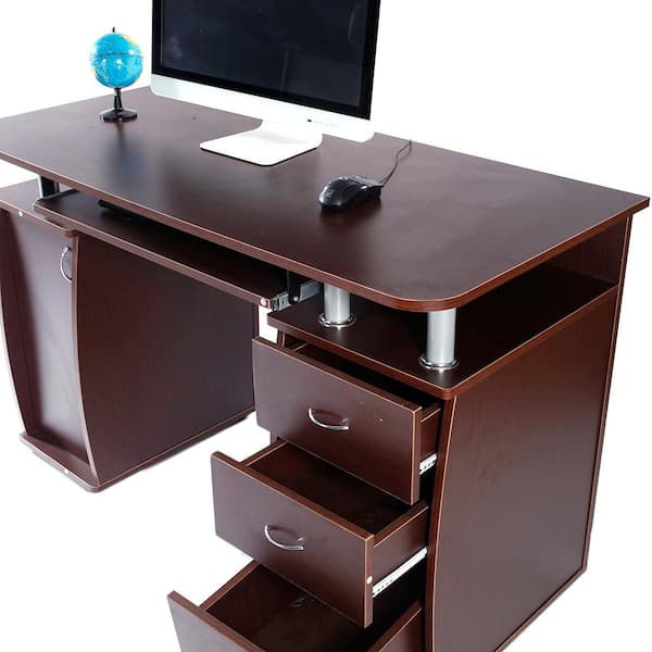 Traditional Computer Desk w/ Extra Large Door #AM-3197 – AM