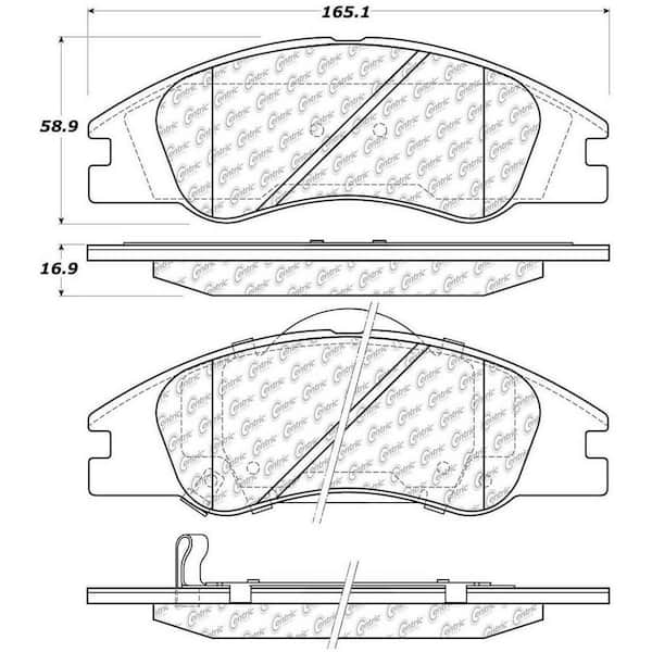 Centric Parts Disc Brake Pad Set