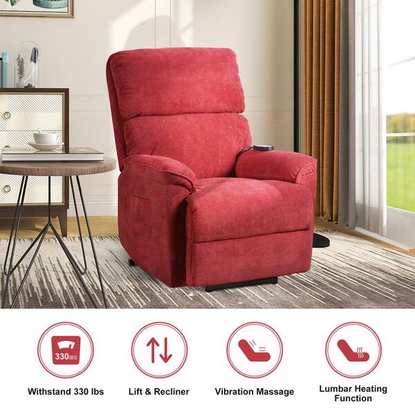 red power lift chair