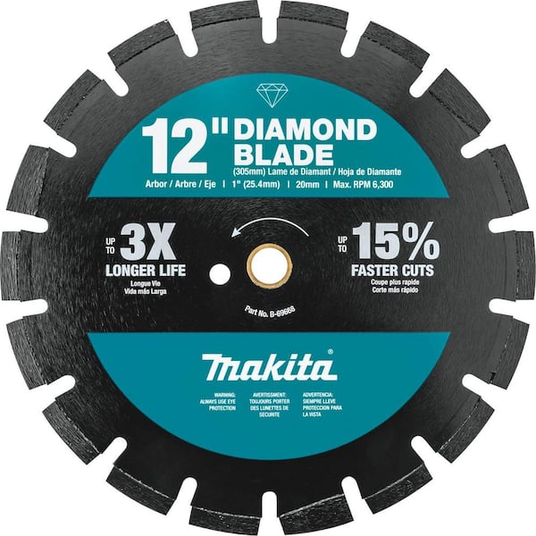 Makita 12 in. Segmented Rim Dual Purpose Diamond Blade