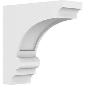 3 in. x 10 in. x 10 in. Standard Diane Architectural Grade PVC Corbel