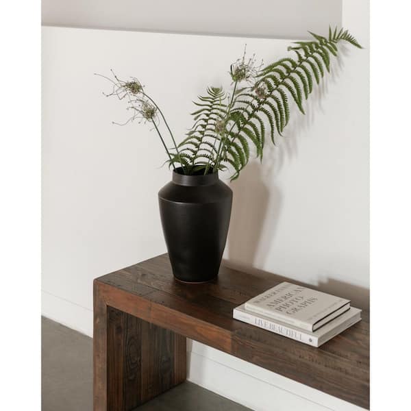 Yuri Light Brown Dining Bench Backless with FSC Certified Pine Wood 51 in.