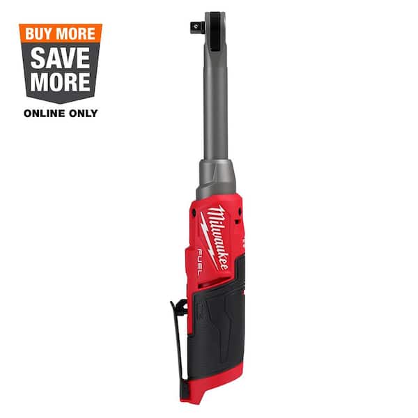 Milwaukee M12 FUEL 12V Lithium-Ion Brushless Cordless 3/8 in. Extended Reach High Speed Ratchet (Tool Only)