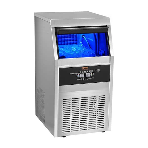 VEVOR 88 lb. Freestanding Commercial Ice Maker in Silver VEVOR 88 lb. Freestanding Commercial Ice Maker in Silver