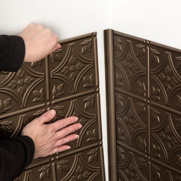 Fasade® Argent Bronze Backsplash Accessory Kit - 9 Piece