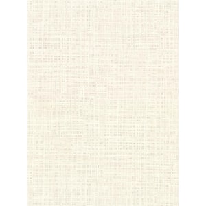 Montgomery Off-White Distressed Faux Linen Vinyl Strippable Roll (Covers 60.8 sq. ft.)