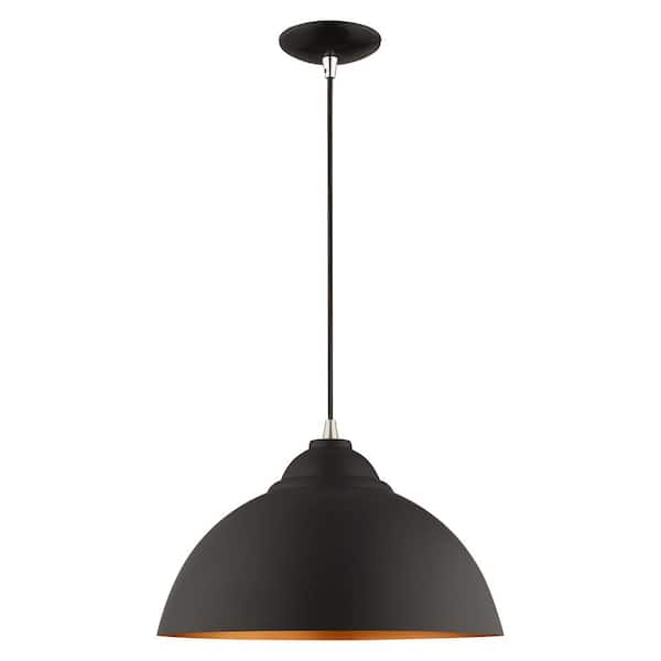 AVIANCE LIGHTING Braxton 1-Light Black Pendant